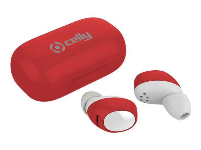 CELLY AURICULAR BT SIN CABLE AIR ROJO